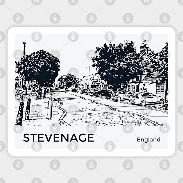 Stevenage England Magnet by Lakeric